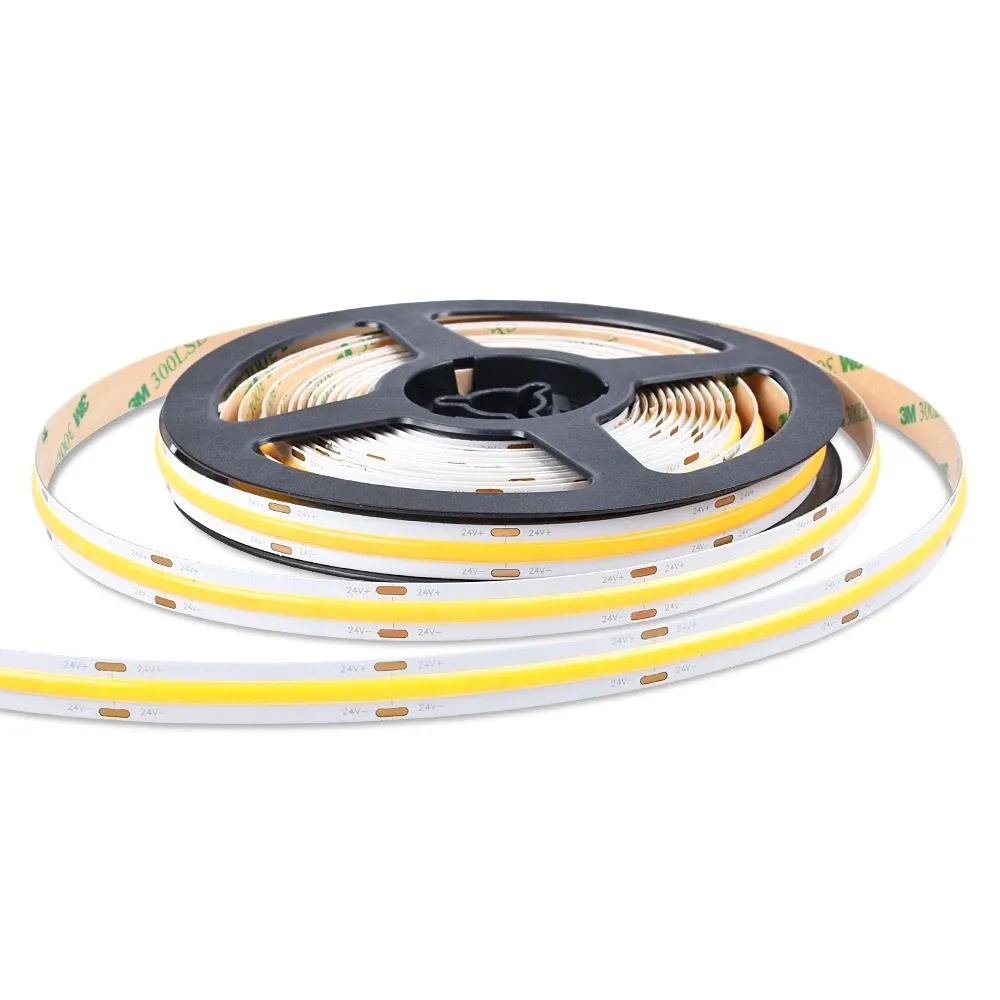 12V 24V 480 LEDS COB LED شريط ضوء