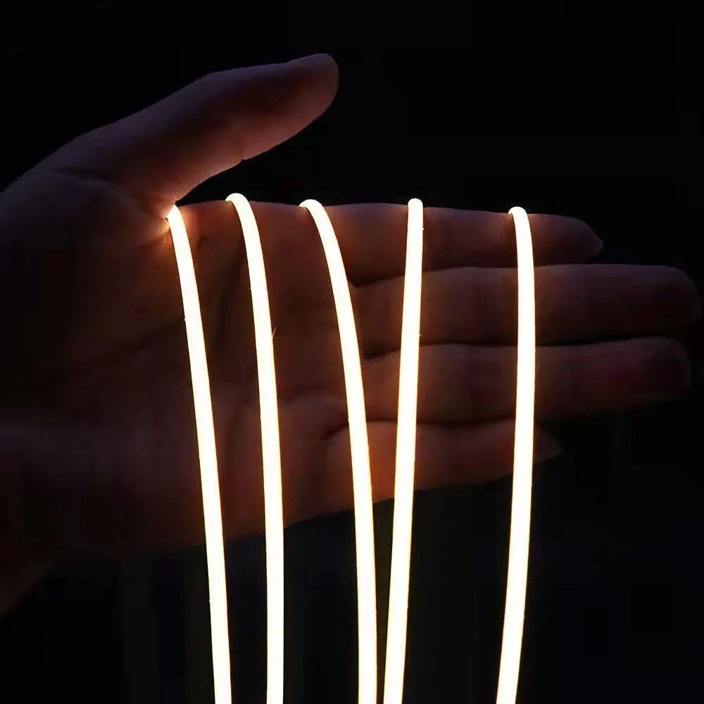 3mm 400leds 12V 24V 320 LEDS COB LED شريط ضوء