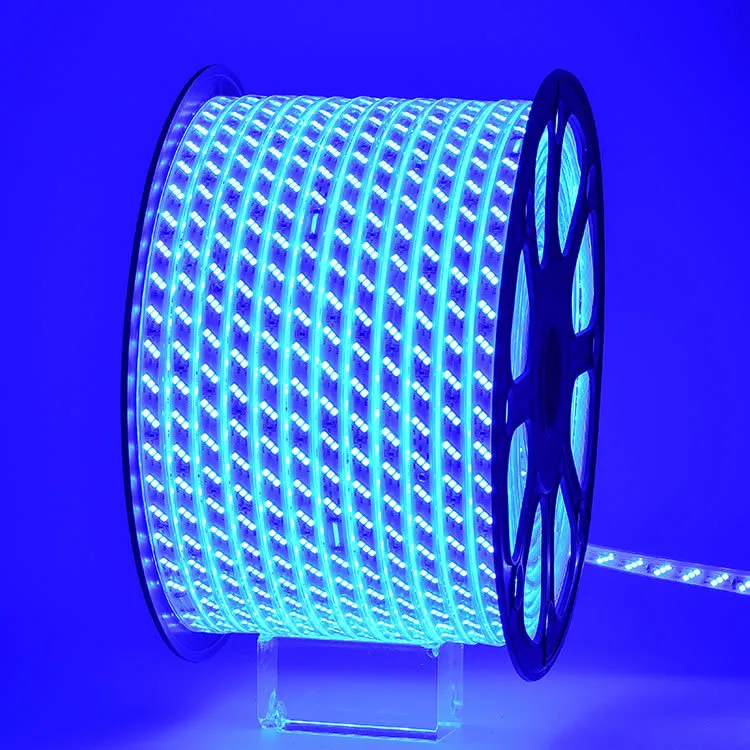 LED SMD 5050-60D-8MM-220V-IP65 شريط إضاءة 