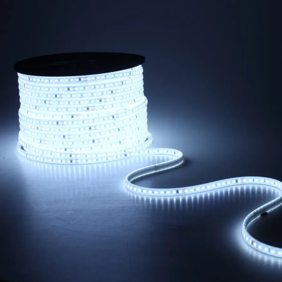 LED سيليكون 220V-2835-110D-10MM شريط إضاءة 