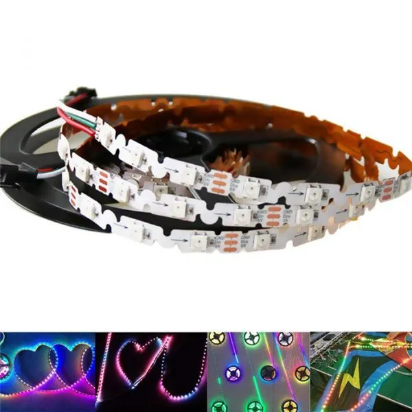  S 12 فولت SMD5050 LED شريط مرن على شكل بكسل شريط إضاءة 