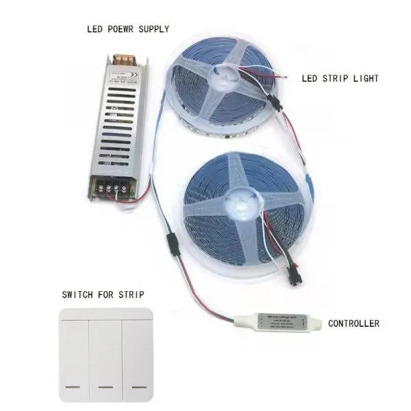 تدفق المياه الجارية SMD الصمام شريط ضوء 24V-2835-126D