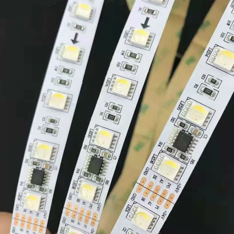 LED SMD5050-24-12MM-RGBW شريط إضاءة