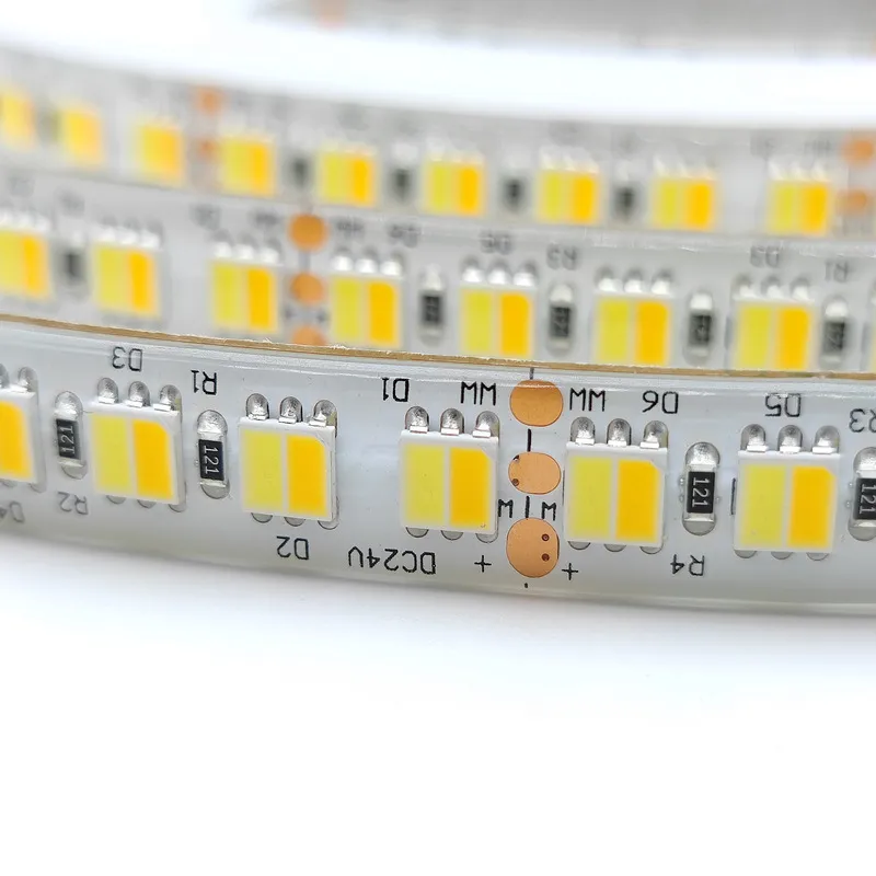 5050 SMD مزدوج CCT LED  24V-5050-120D شريط إضاءة